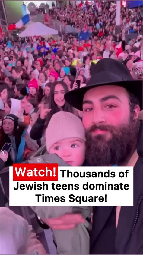 nude jewish teens|Jewish Teens Celebrate in Times Square